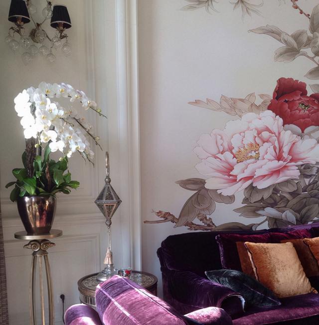 “雪姨”王琳的豪宅曝光:墙面都做了手工壁画,生活过得像皇太后