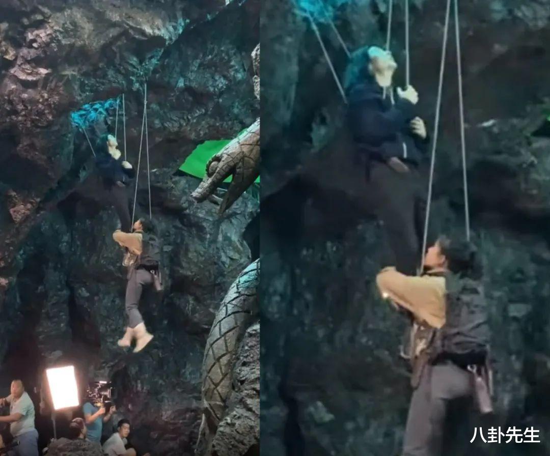 花絮|《昆仑神宫》花絮曝光:潘粤明、张雨绮替身现身,童星演员排场大