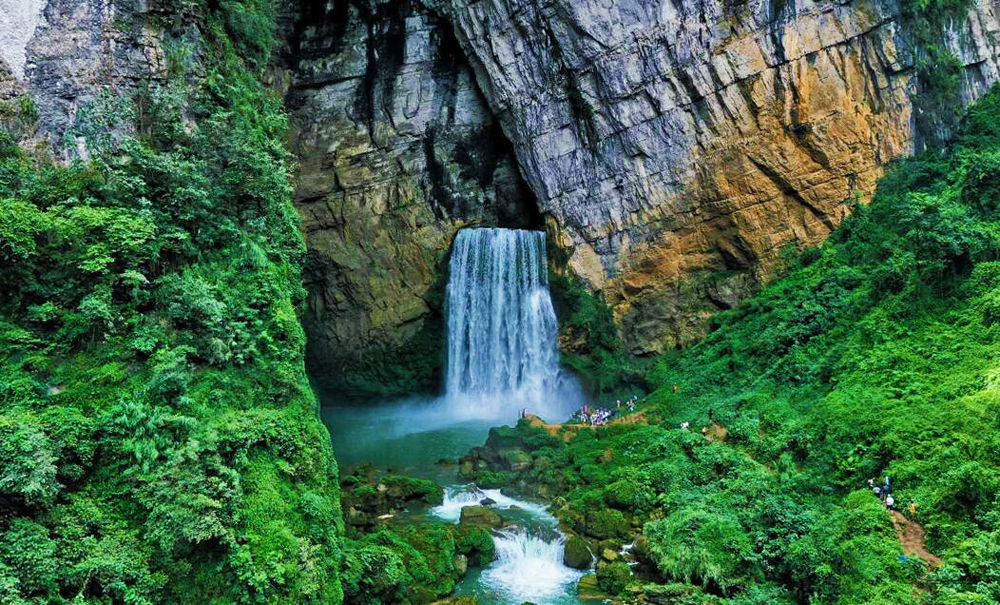 万豪|为什么羊皮洞瀑布比黄果树还要火？