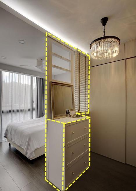 一字型衣柜无法满足收纳需求,这次换成步入式,抵得上一个衣帽间