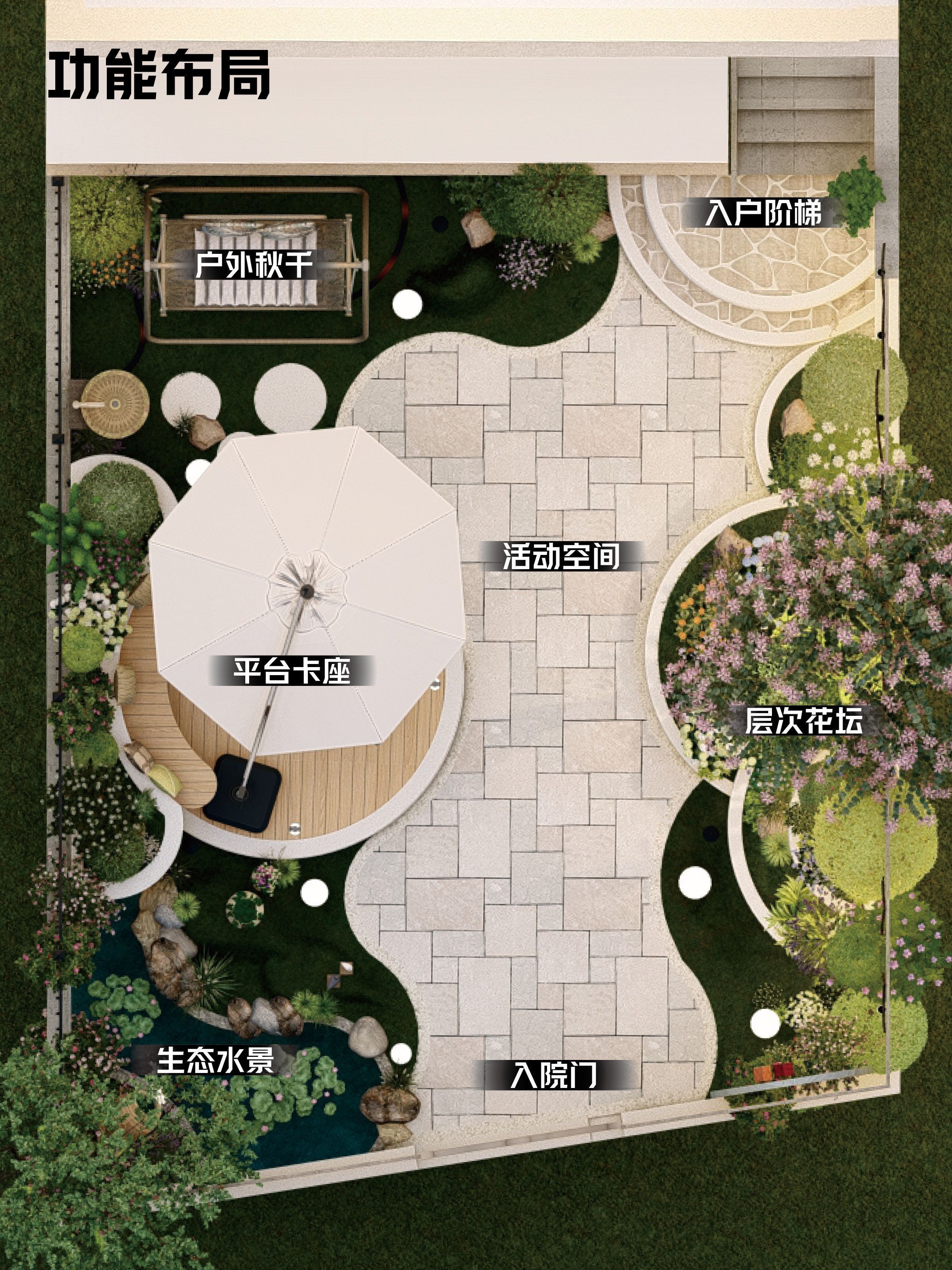 田园风小院分享,这样的设计满足你的梦幻花园梦!