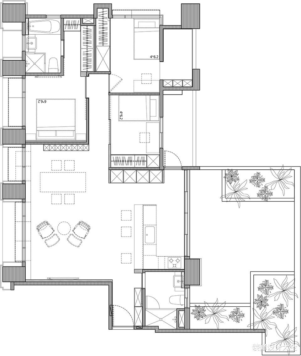 台北夫妇的119㎡新房,不铺地、不买沙发,水泥毛坯风,太漂亮了!