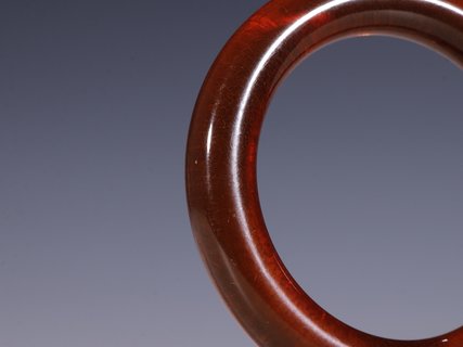 琥珀|旧藏【老琥珀 圆条 手镯】