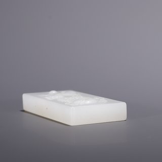 和田玉籽料|旧藏·和田玉籽料盘龙柱玉牌