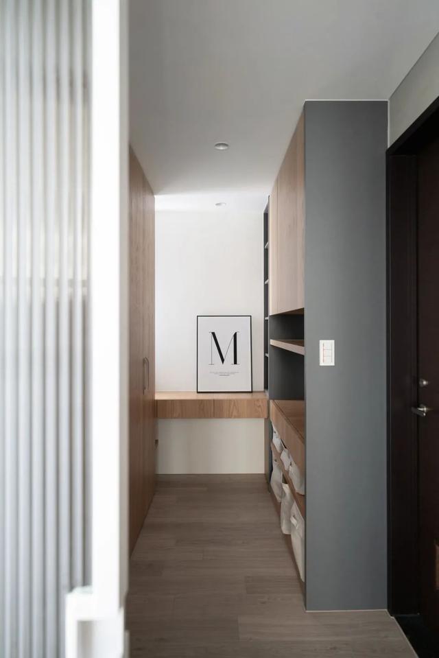 115㎡现代极简，水泥灰+木质感，低调舒适的高级感