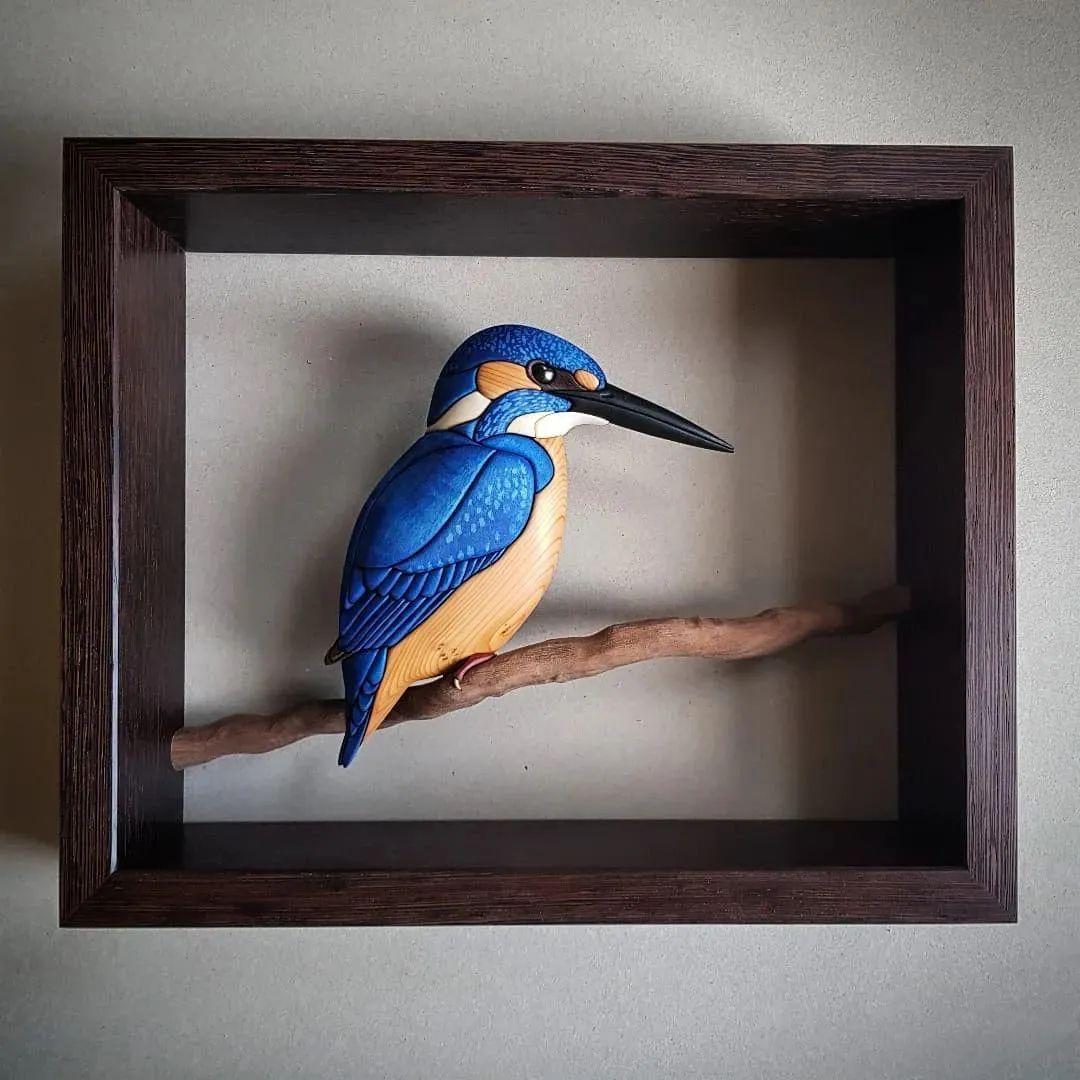 |Tag Smith 用木头拼图，创造别具一格的鸟首雕塑艺术