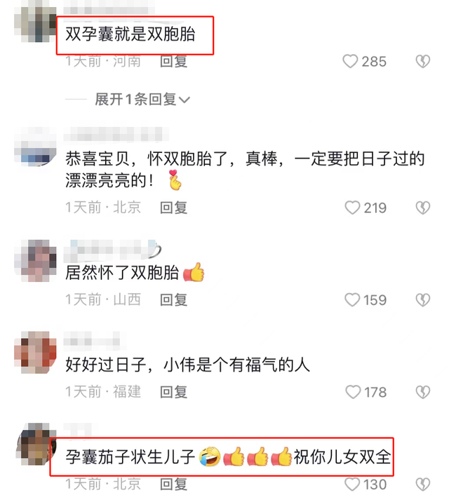 大衣哥儿媳怀双胞胎40天!晒B超照打脸陈亚男,此前辞职疑为养胎