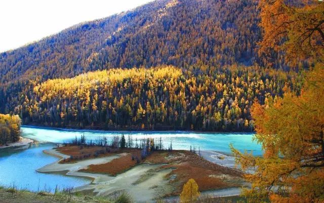 |喀纳斯的秋天刷爆朋友圈，简直令全国人民都羡慕坏了！