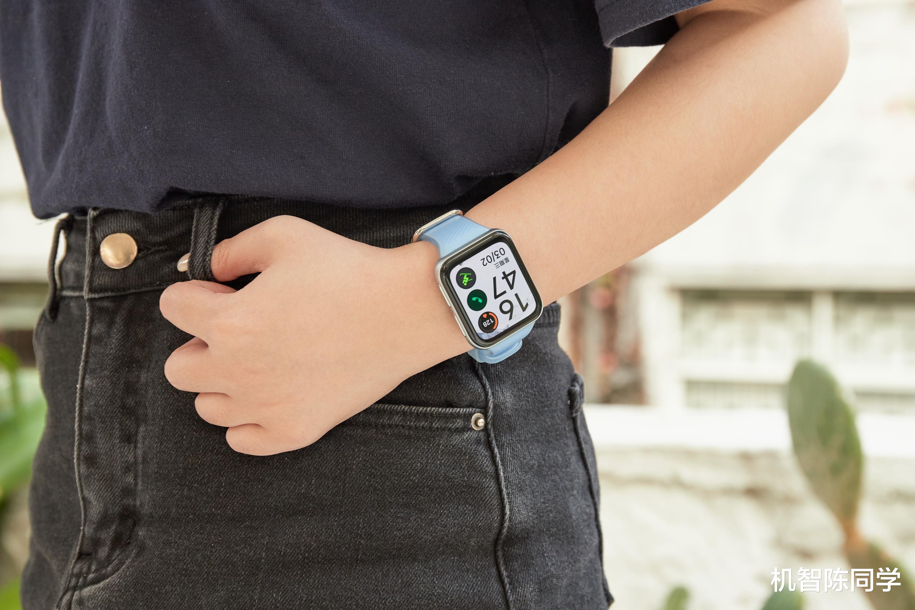 红米手机|女性视角下的OPPO Watch 2冰川湖蓝,先是颜值后续才有其他