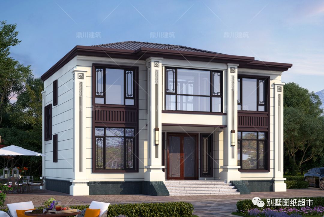 8套农村新款别墅,占地适中,造价实惠,户型好看又经典