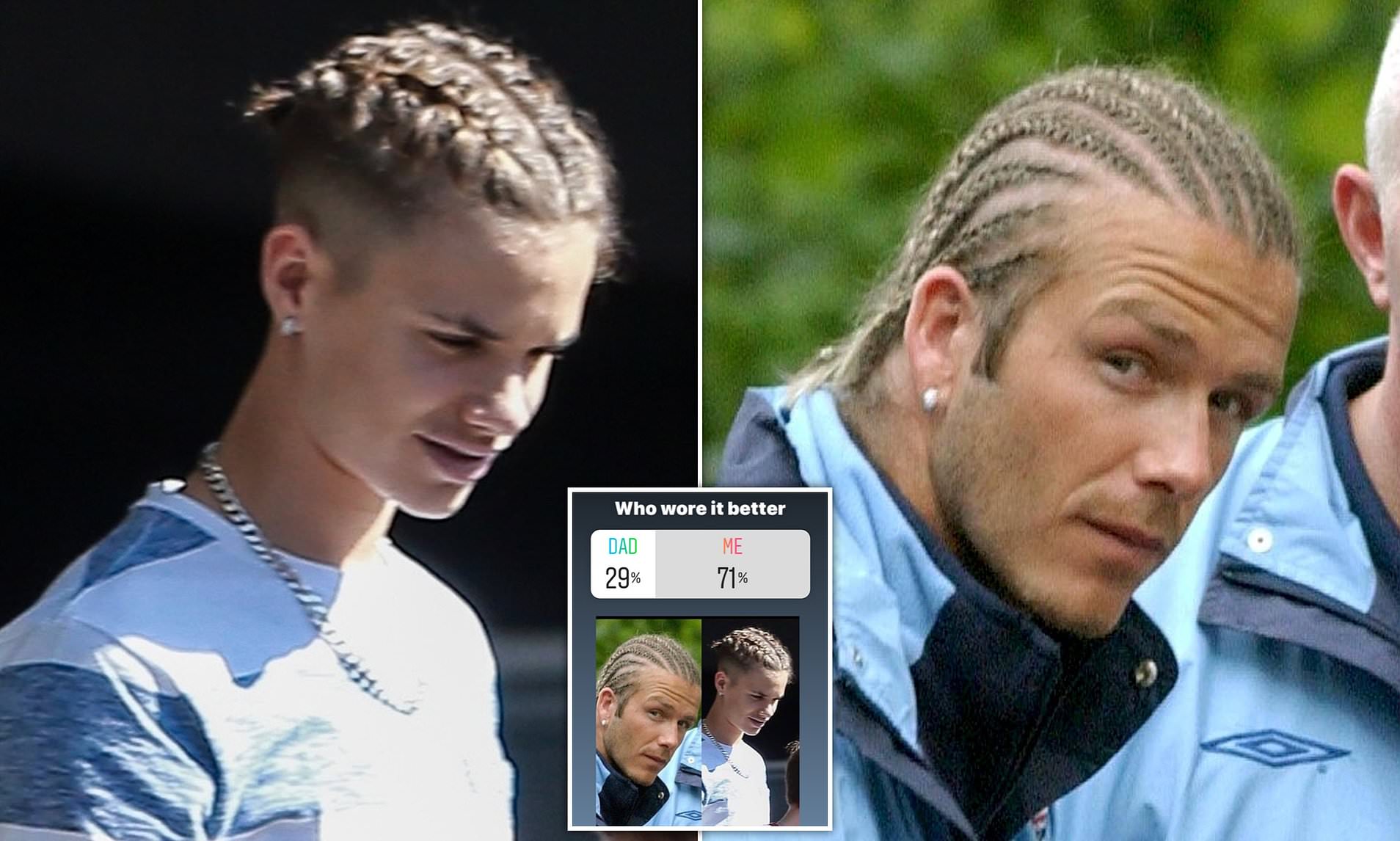 编发 贝家老二罗密欧新发型大胜老爸,贝克汉姆披露为何这辈子最恨编发