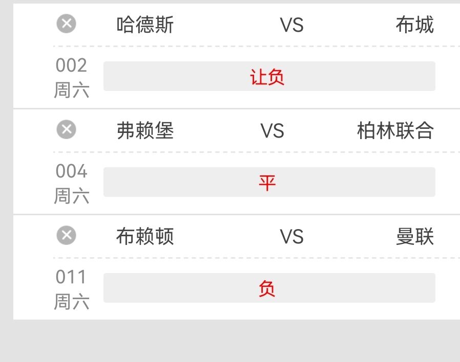 曼联|周六赛事推介；优选比分高串3c1  简洁明了看好自提