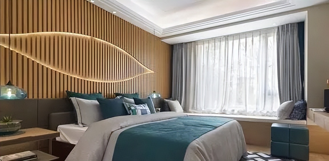 125平现代轻奢三房,客厅这么美,让人挪不开眼!