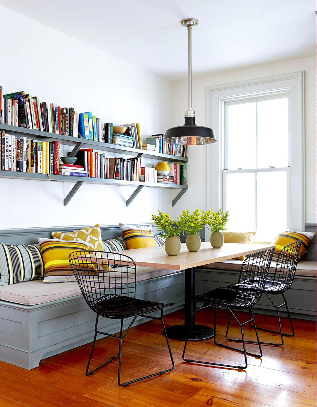 还在用传统餐桌款式?快来看看这种卡座餐桌结合体吧,小户型福音