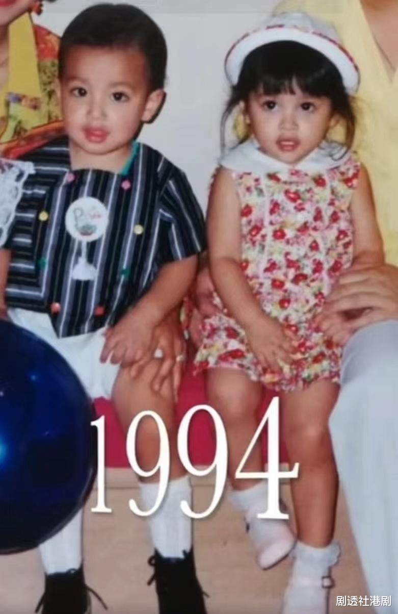 陈凯琳|前港姐晒和爸爸童年合照,与弟弟多次因混血长相被质疑不是亲生