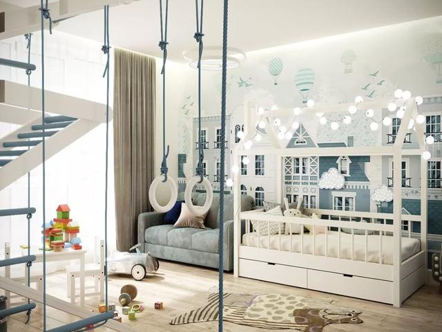 以简单白作为装修设计的主调,整个空间宛若仙境,实用美观