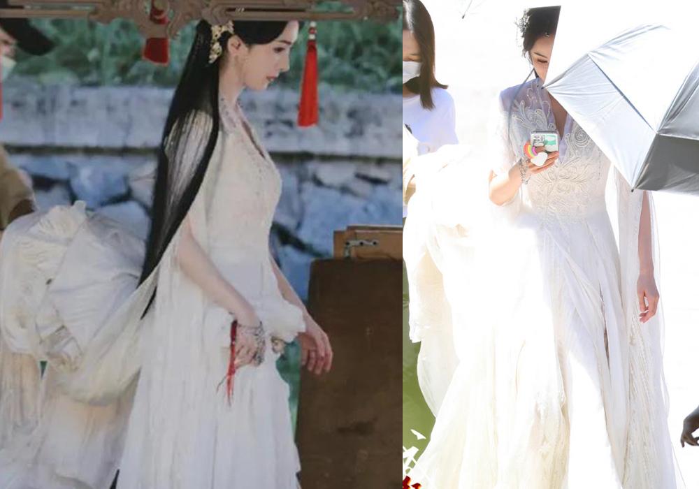 |狐妖小红娘:杨幂的9套造型,红色有点太多了,白色裙装梦回夕瑶