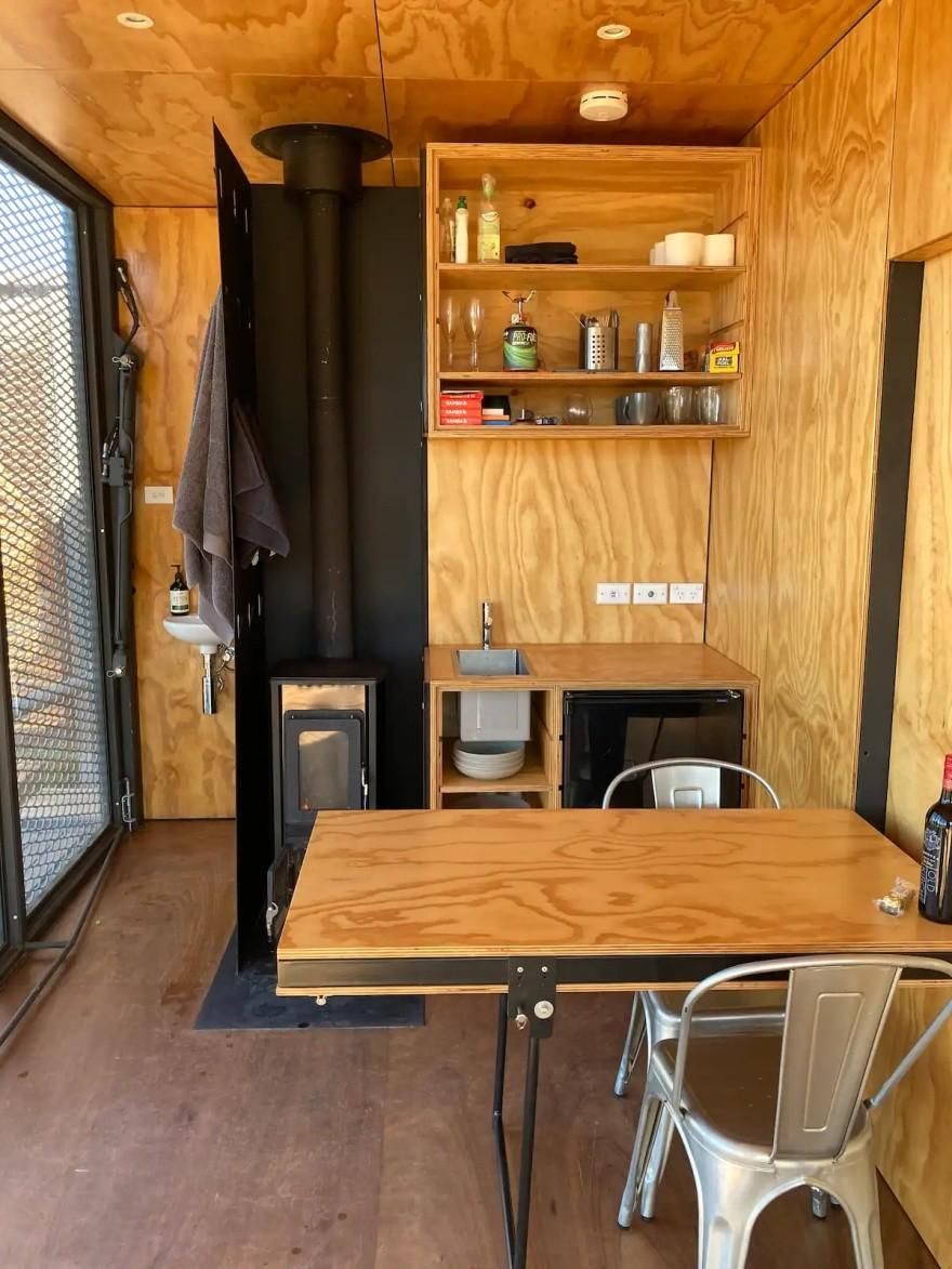 荒野30㎡集装箱小家,水电设备齐全,满满的安全感