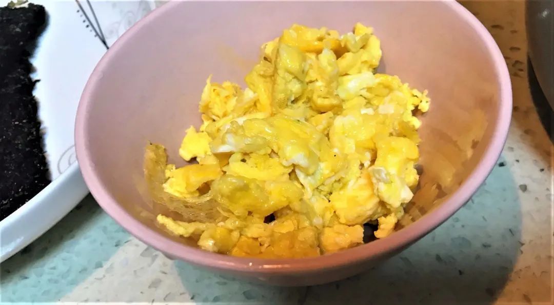 口感惊艳的紫菜炒饭，神来之笔~