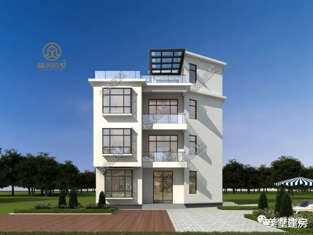 还在为宅基地不规整发愁？这个设计就不错，潮流的现代风！