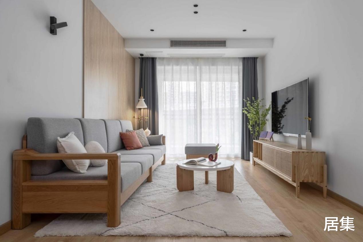 极简原木风情，重塑85㎡自然空间，让身心得到治愈