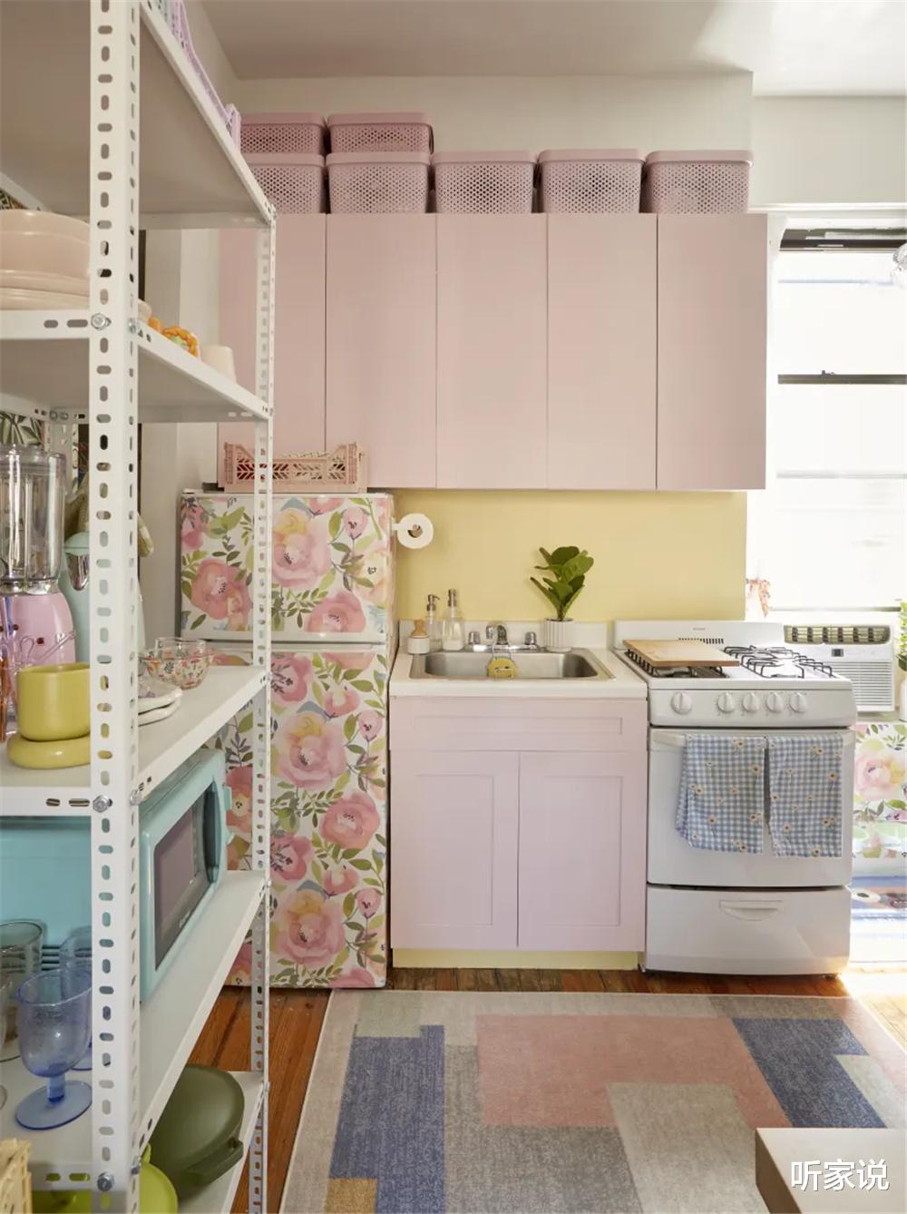 29岁姑娘在41㎡小家住两年,悉心布置,“打扮”成少女风温暖蜗居