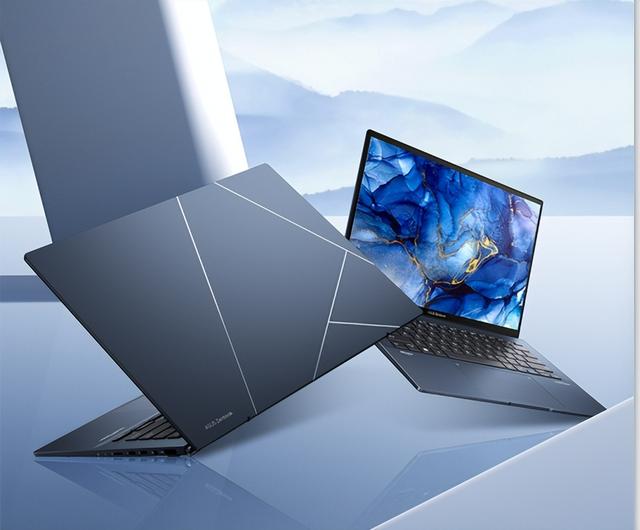 紫光|华硕灵耀14水墨蓝全新logo登场,抢先预定2022颜值爆款