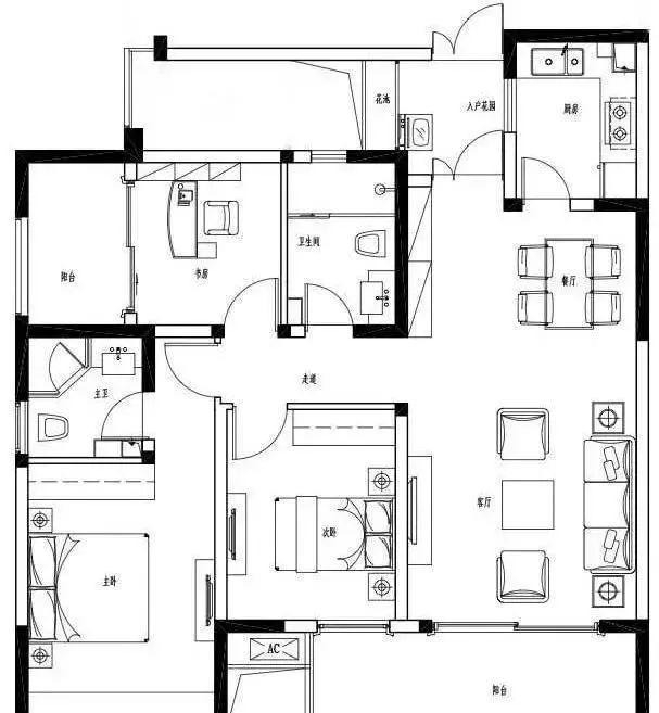 90后小夫妻任性装修，3室变1室，网友：摆明不想父母来家住！