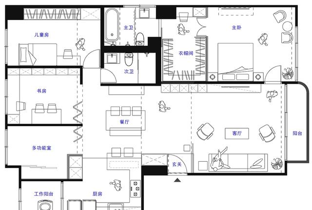 85后终于把138㎡新家装“完了”，父母看了直摇头，网友：很有品味