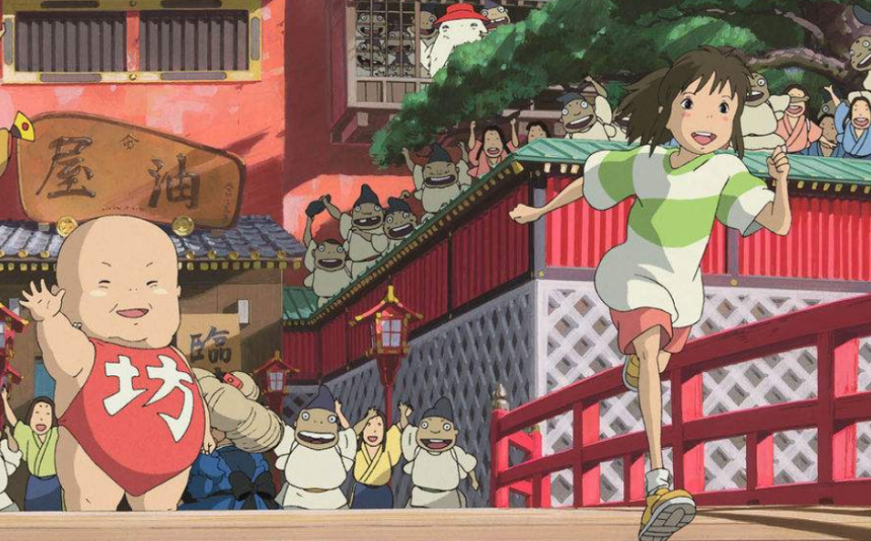 无脸男|动漫《千与千寻》无脸男看到千寻需要汤排,给了千寻一堆汤排