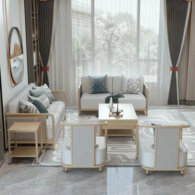 新中式实木家具，彰显出别致的东方韵味