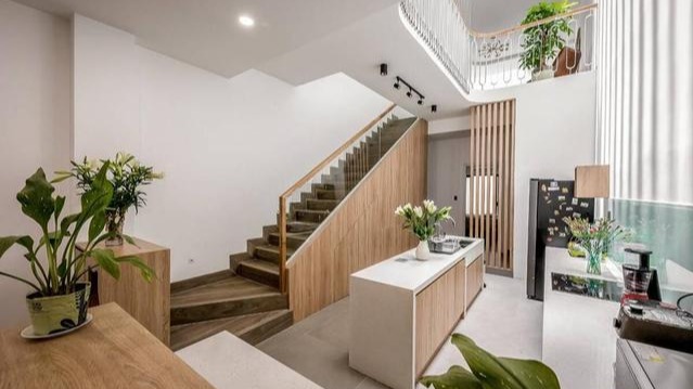 280㎡自建房,三代人各住一层,互不干扰!天井厨房做饭好舒适