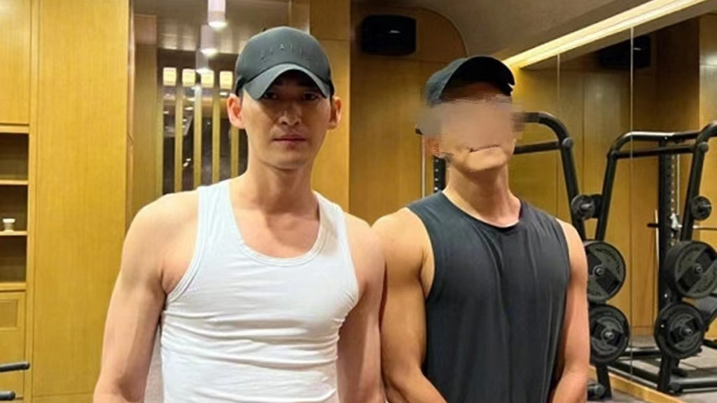 张翰|张翰在健身房被偶遇，肌肉线条很明显，摘掉“油腻”标签指日可待