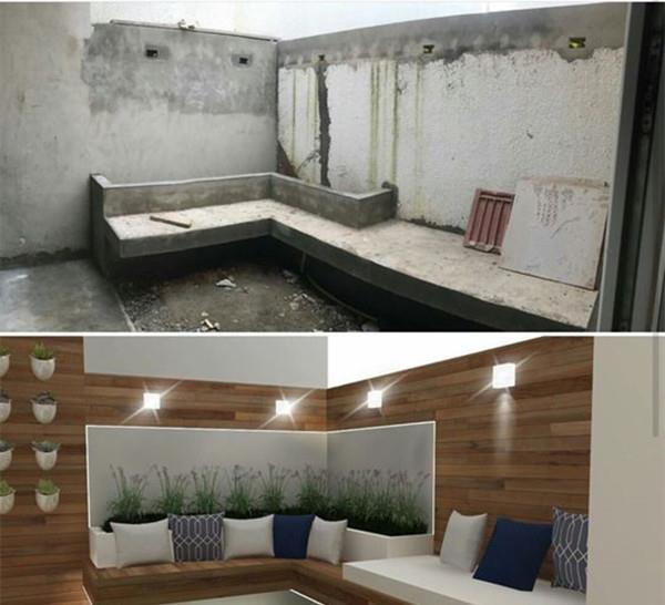 院子不止种花种草，利用院子一角做纳凉地，这4种设计值得参考