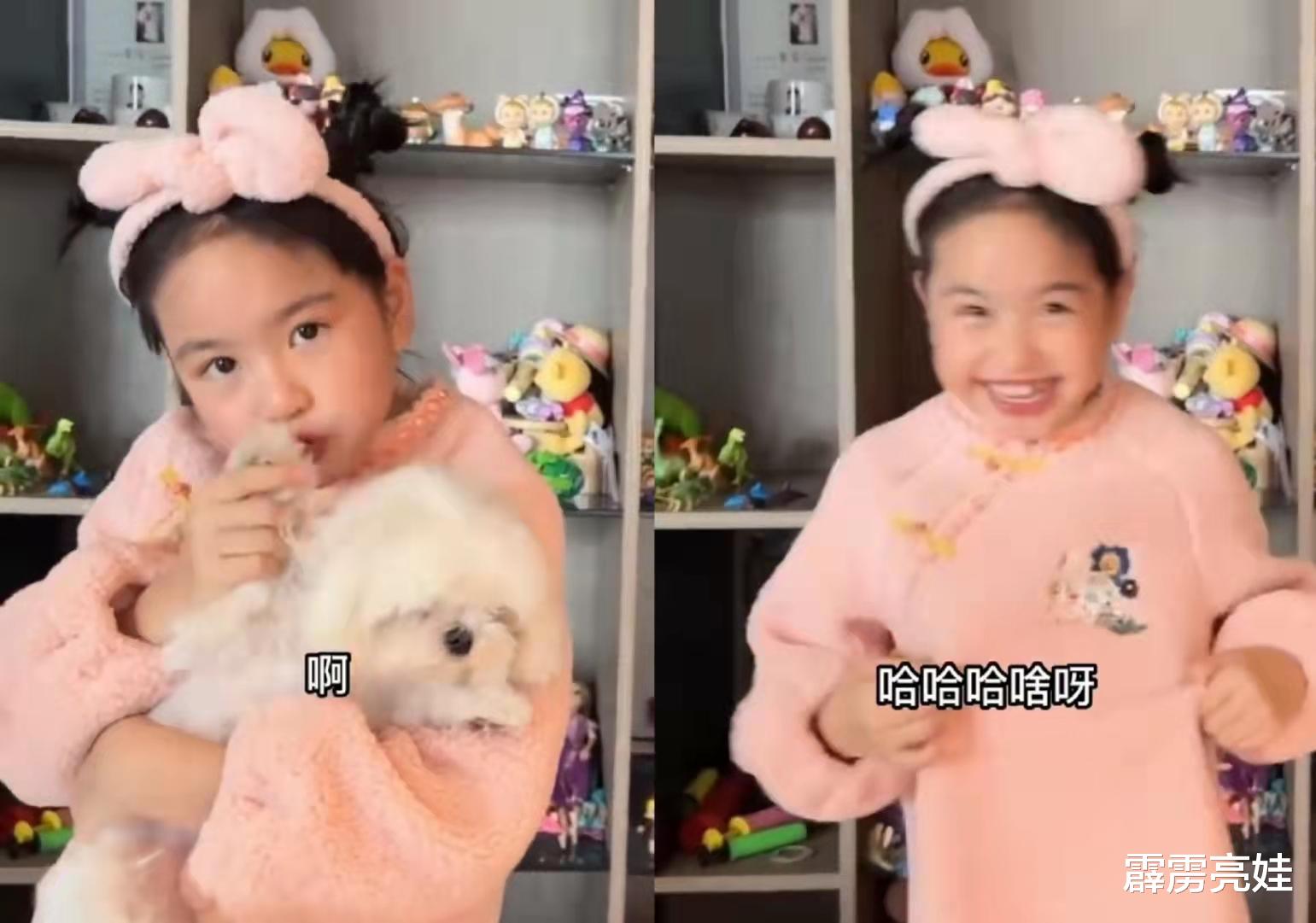 包文婧|35岁包文婧穿露脐装显身材,上演亲子服装大秀,被嫌太廉价