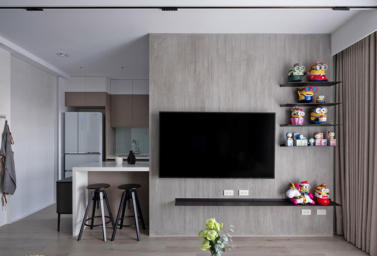 这样的家居氛围真让人心动,一进门就像走进了森林中一般,好放松