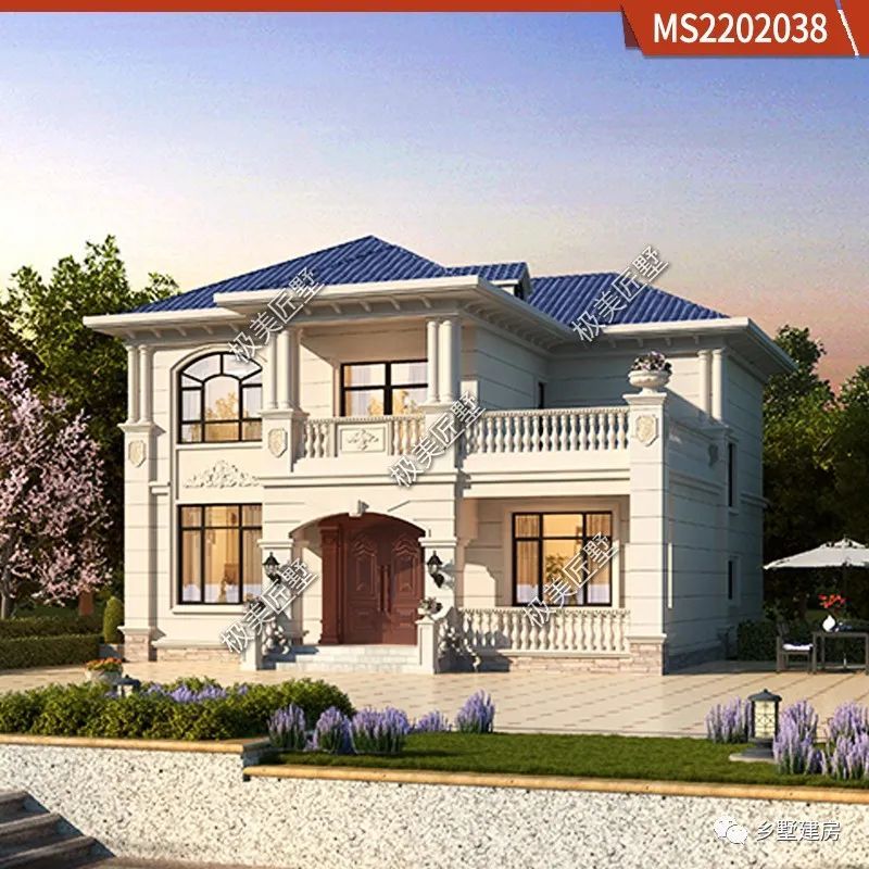 小户型有大格局,10.3X11.5米30万建二层精美欧式,快来带回家