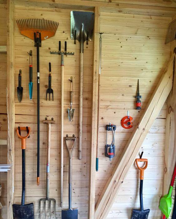 收纳|要是有个院子，还是动手搭个储藏室最放心，收纳整齐，院子也干净