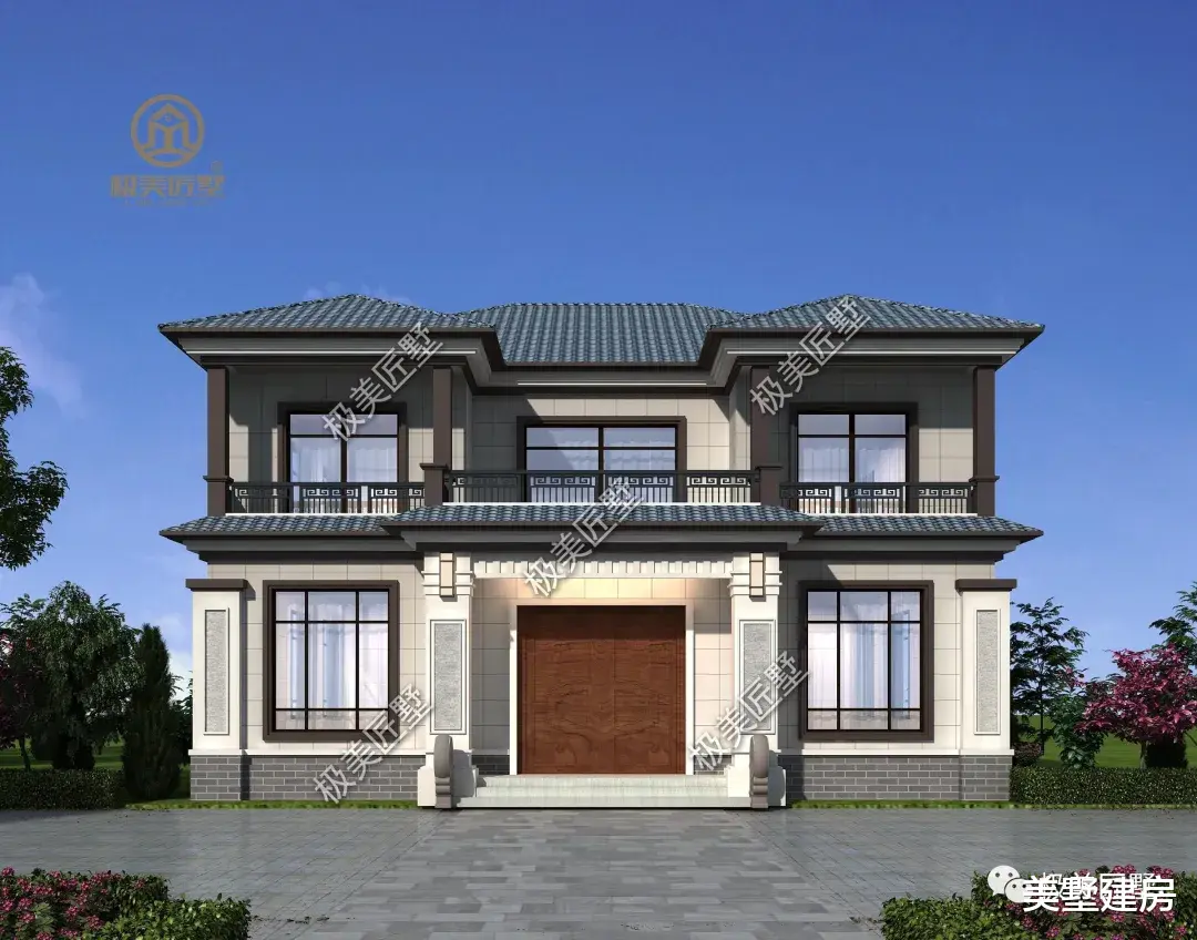 回老家建房，新中式是一个好选择，稳重实用接地气！