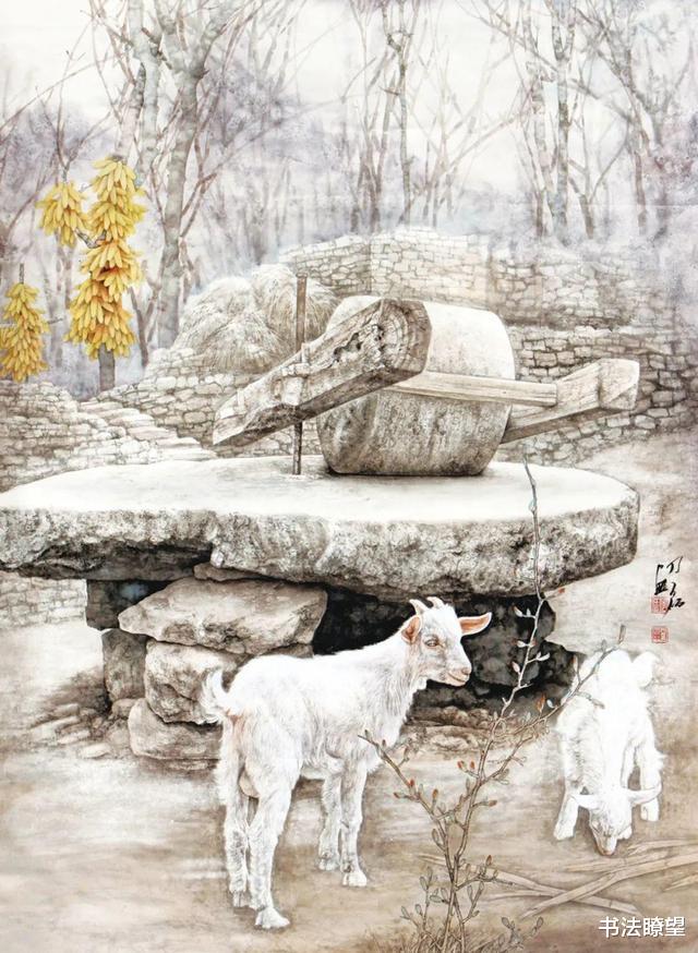 沂蒙山|“沂蒙山花”映天红——何乃磊的沂蒙风情画