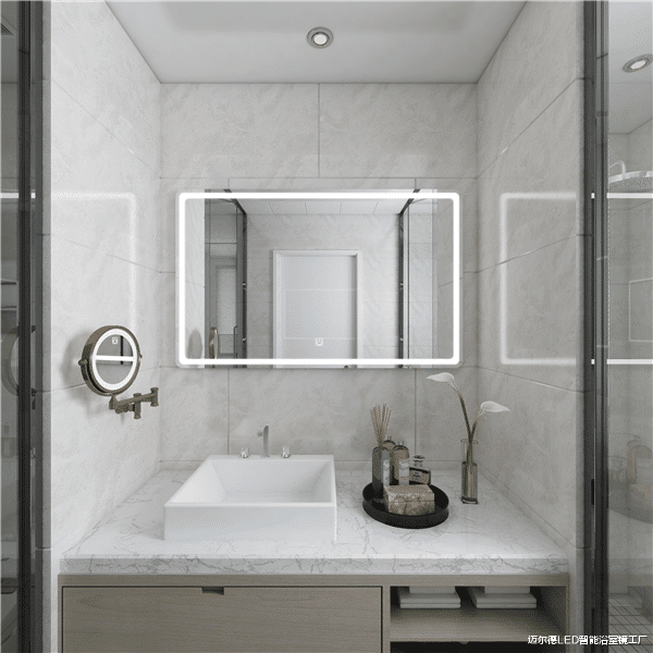 富士|浴室智能镜，LED化妆镜台式带灯高清梳妆镜桌面，网红智能补光