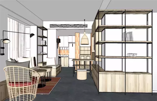 俩夫妻花3万装修38㎡一室一厅,水泥铺地面,自己做家具!