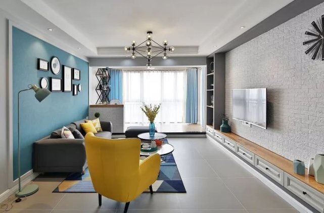 116㎡时尚北欧风,清新配色超漂亮,把生活过成诗!