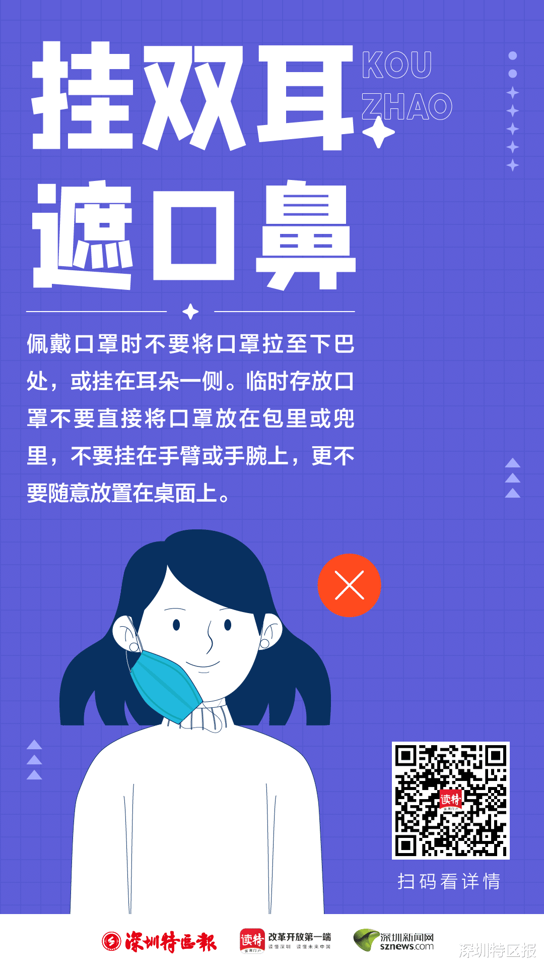 戴好口罩!