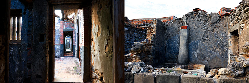 |澎湖景点永成古厝，隐藏在小渔港后面豪宅古厝，没落的老宅古迹！