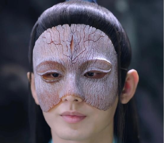 成毅|影视剧面具大赏：热巴尖勾鼻面具，成毅戴树皮，肖战的制作良心