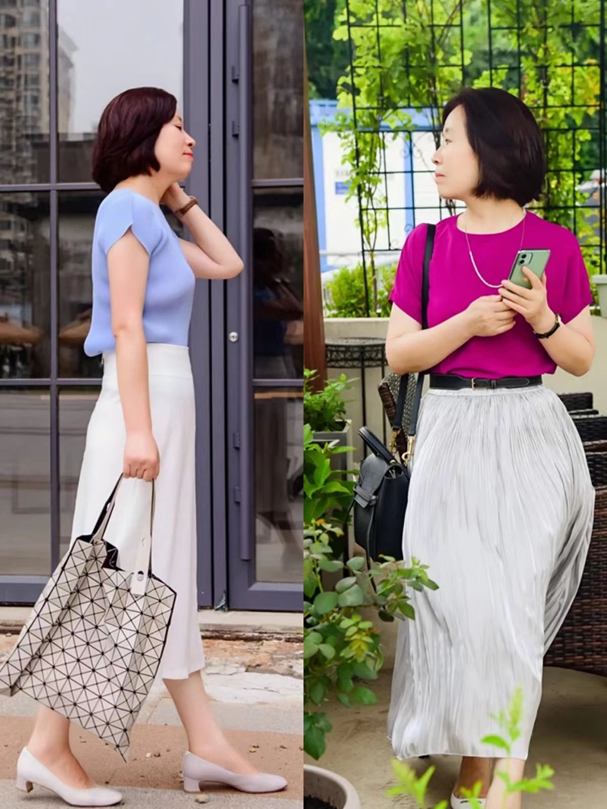 退休妈妈们放弃“大妈装”吧！学学这位短发大姐，靠穿美得很优雅