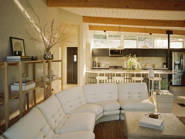 发现一个洛杉矶住宅,那叫一个素雅,为日式融合北欧的美感打Call