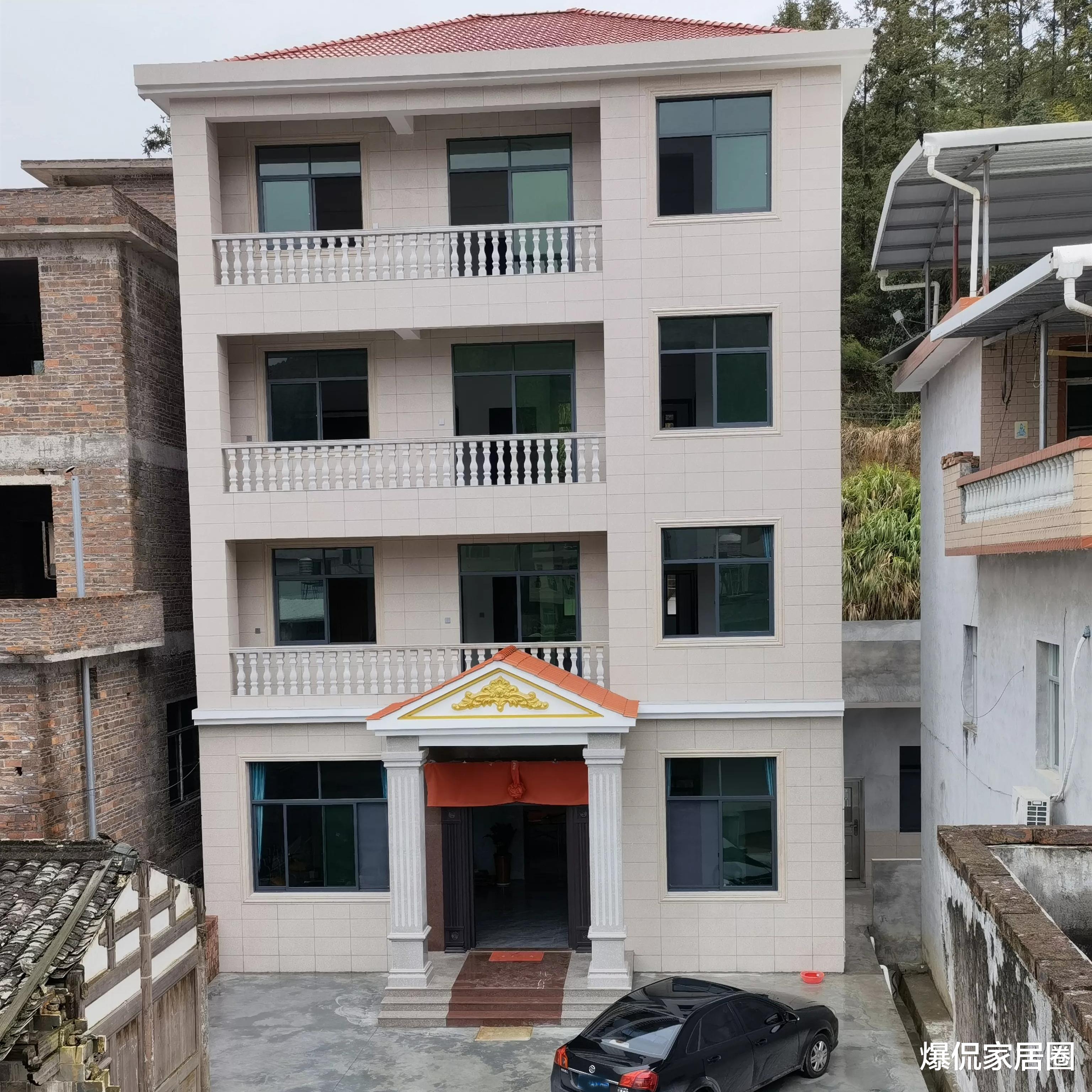 80后设计师花了100万,给爸妈盖了个现代风别墅!看完让人羡慕