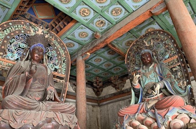 普者黑|距平遥古城两站路，千年古寺藏有2000多尊彩绘泥塑，游客还不多